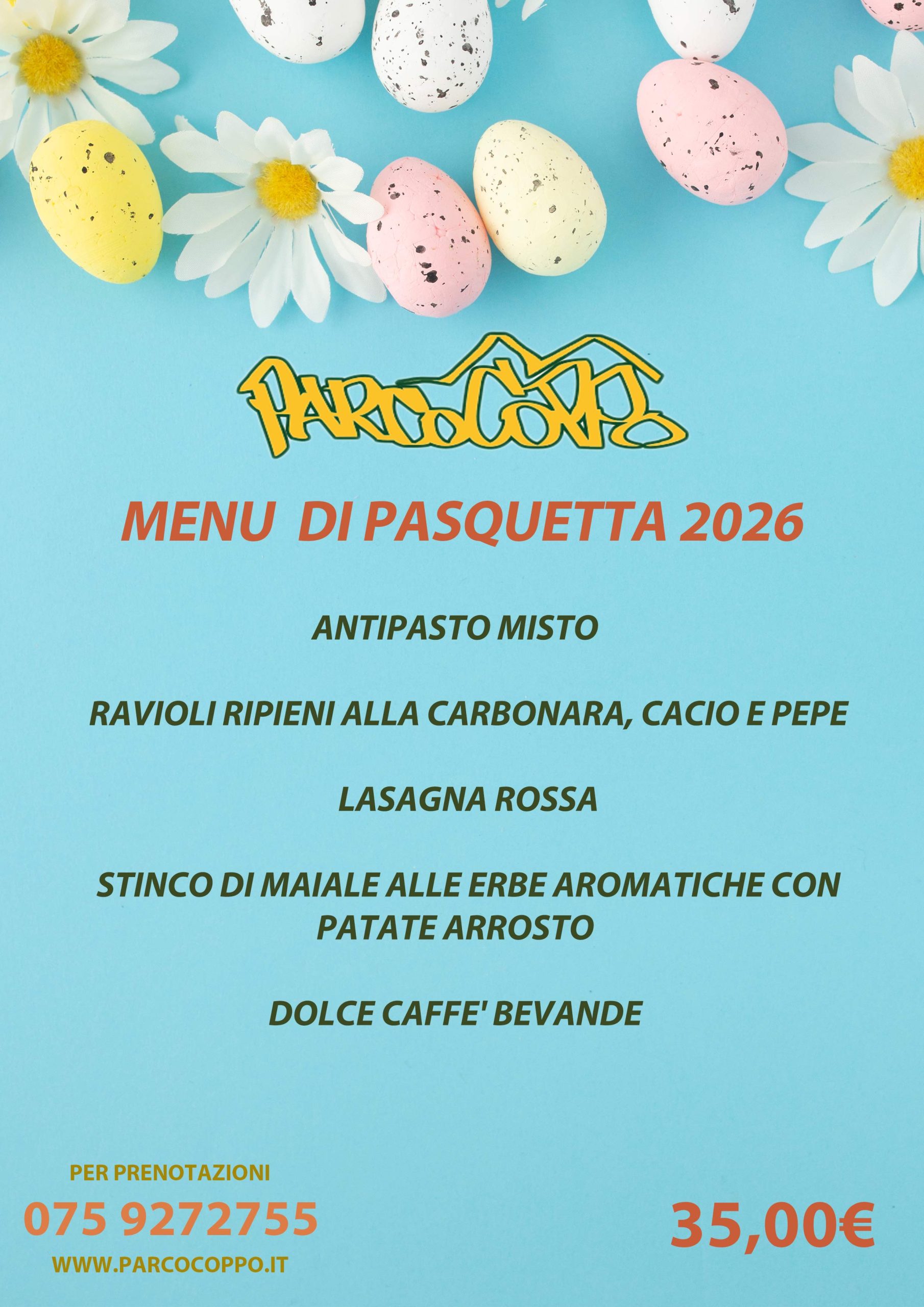 Menù di Pasquetta 2026